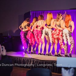 Head Over Heels - Our Burlesque Troupe performing at a Real Working Women of East Texas event.