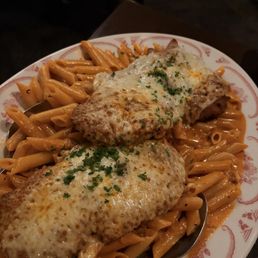 Penne Alla Vodka - Family  Chicken Parmesan - Dinner
