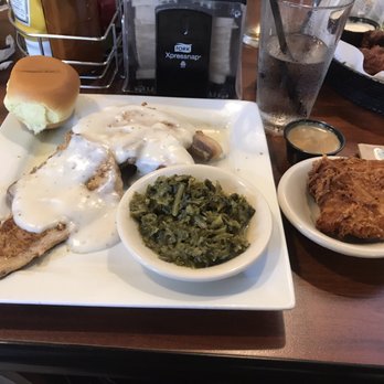 Grub Brothers Eatery - Smothered pork chops with collard greens and hashbrown casserole - American Near Me - Washington, North Carolina