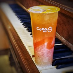 CoCo Fresh Tea & Juice - Peach iced Tea