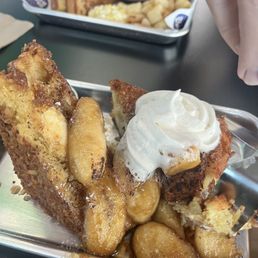 Banana Fosters Cheesecake French Toast