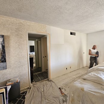 Paco's Drywall - Pacos Drywall has floated the wall and ready for texture. - Drywall Installation & Repair Near Me - Desert Hot Springs, California Paco's Drywall - Pacos Drywall has floated the wall and ready for texture. - Drywall Installation & Repair Near Me - Desert Hot Springs, California