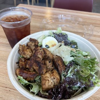 Roots Natural Kitchen - Salad and blackberry tea. - Salad Near Me - Chapel Hill, North Carolina Roots Natural Kitchen - Salad and blackberry tea. - Salad Near Me - Chapel Hill, North Carolina