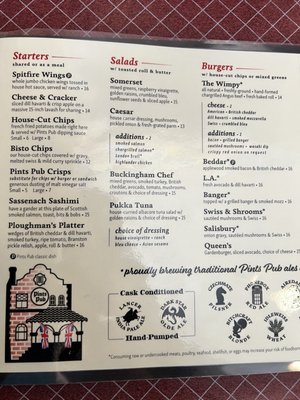 Menu photo 8 Pints Pub Denver, CO