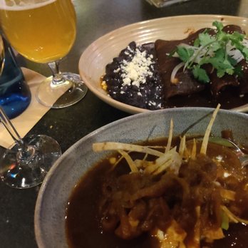 Frontera Grill - Enchiladas de mole and sopa de tortilla - Mexican Near Me - Chicago, Illinois Frontera Grill - Enchiladas de mole and sopa de tortilla - Mexican Near Me - Chicago, Illinois