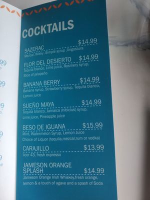 Menu photo 1 Blue Iguana Baton Rouge, LA
