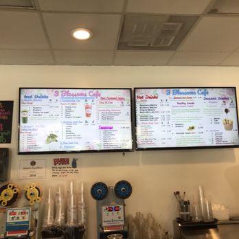 3 Blossoms Cafe - Menu - Bubble Tea Near Me - Westminster, California