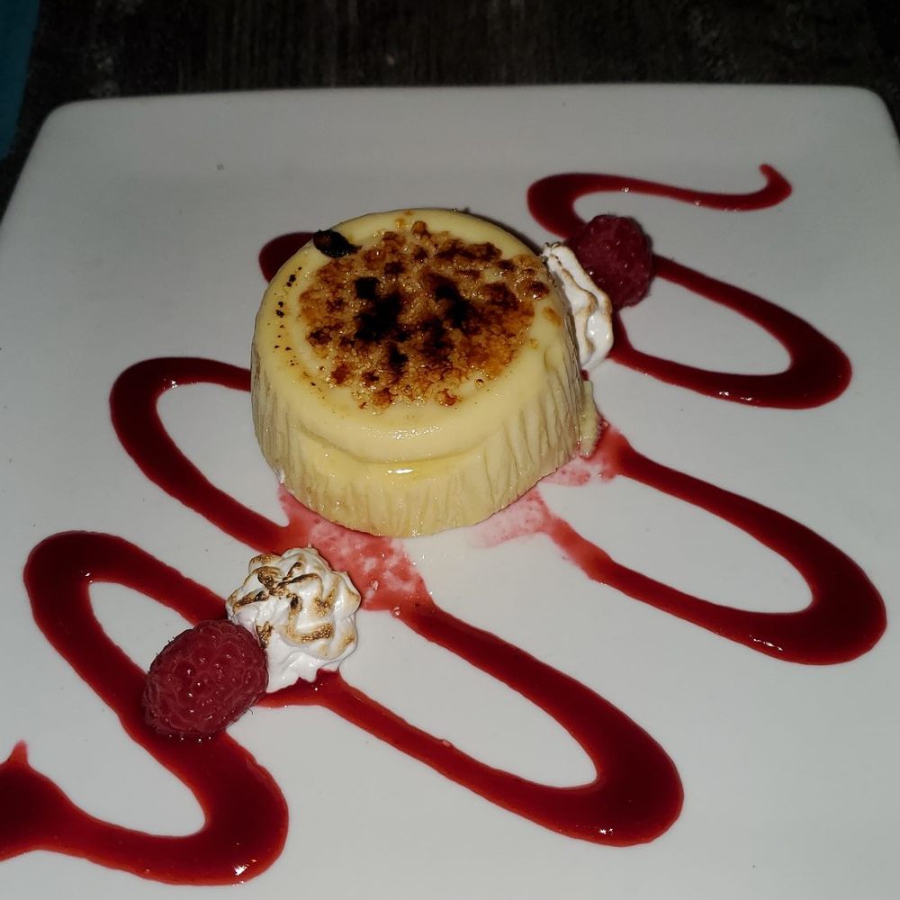 Fins At Sharky's - Keylime pie Brule - Steakhouses Near Me - Venice, Florida Fins At Sharky's - Keylime pie Brule - Steakhouses Near Me - Venice, Florida