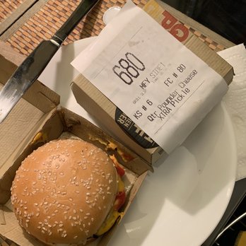 McDonald's - Ticket showing extra pickle request. - Fast Food Near Me - Rockaway Beach, New York McDonald's - Ticket showing extra pickle request. - Fast Food Near Me - Rockaway Beach, New York