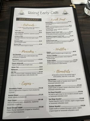Menu photo 6 Rising Early Cafe Schaumburg, IL Menu photo 6 Rising Early Cafe Schaumburg, IL