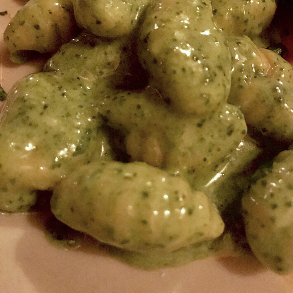 Piccolo Restaurant of Huntington - Ricotta Gnocchi al Pesto. So delicious, the pesto sauce was made wonderfully and didn't have an overpowering taste like some pesto sauces do - Italian Near Me - Huntington, New York Piccolo Restaurant of Huntington - Ricotta Gnocchi al Pesto. So delicious, the pesto sauce was made wonderfully and didn't have an overpowering taste like some pesto sauces do - Italian Near Me - Huntington, New York