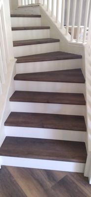 Staircase flooring - Call for an estimate today-951-350-5802