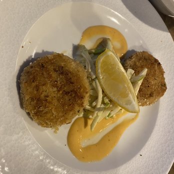 Sunset Bar & Grille - Crab cakes. Comes with an apple slaw it was pretty decent will def order again - Asian Fusion Near Me - Trinidad, Colorado Sunset Bar & Grille - Crab cakes. Comes with an apple slaw it was pretty decent will def order again - Asian Fusion Near Me - Trinidad, Colorado