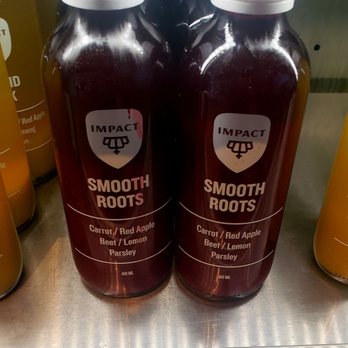 Impact Kitchen - two bottles of smoothie juice - Coffee & Tea Near Me - Toronto, Ontario