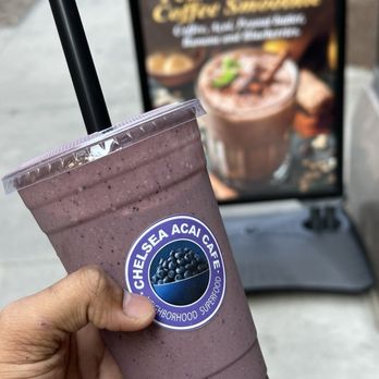 Chelsea Acai Cafe - Peanut Butter Coffee Smoothie - Juice Bars & Smoothies Near Me - New York, New York Chelsea Acai Cafe - Peanut Butter Coffee Smoothie - Juice Bars & Smoothies Near Me - New York, New York