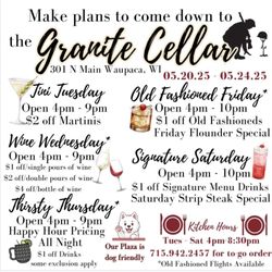 Granite Cellar - Nightly specials