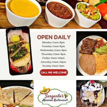 Sargento's Mexican Restaurant - Hours / franklin and snook location - Tex-Mex Near Me - Snook, Texas Sargento's Mexican Restaurant - Hours / franklin and snook location - Tex-Mex Near Me - Snook, Texas