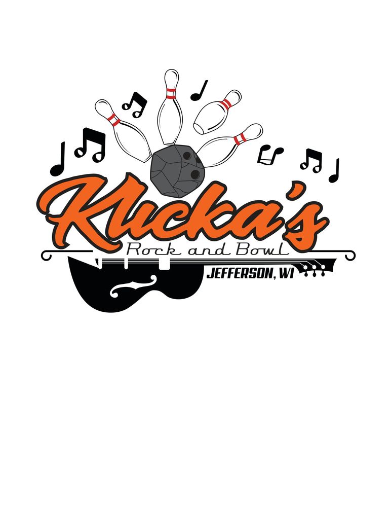 Klicka’s Rock and Bowl Logo