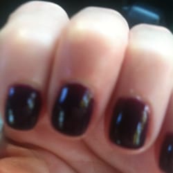 Salon Tua Nails & Spa - Flaky cuticles after they tried to buff polish out of them instead of cleaning them like a normal place.