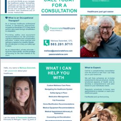 Passionate Healthcare Advocacy & Wellness - Healthcare advocate, professional in home service coordinator, occupational therapy