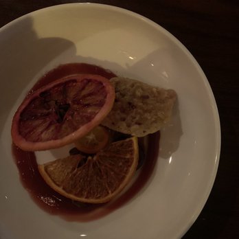 Fruition Restaurant - Chocolate mousse, dehydrated orange slices - New American Near Me - Denver, Colorado
