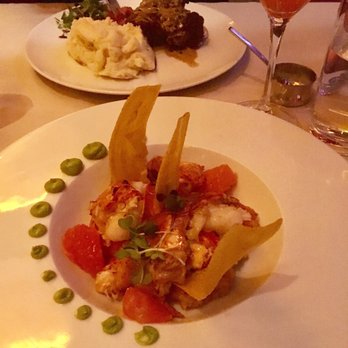 Robert - Poached lobster and filet mignon, both decadent and amazing. My drink was the Emma Rose, really yummy - New American Near Me - New York, New York