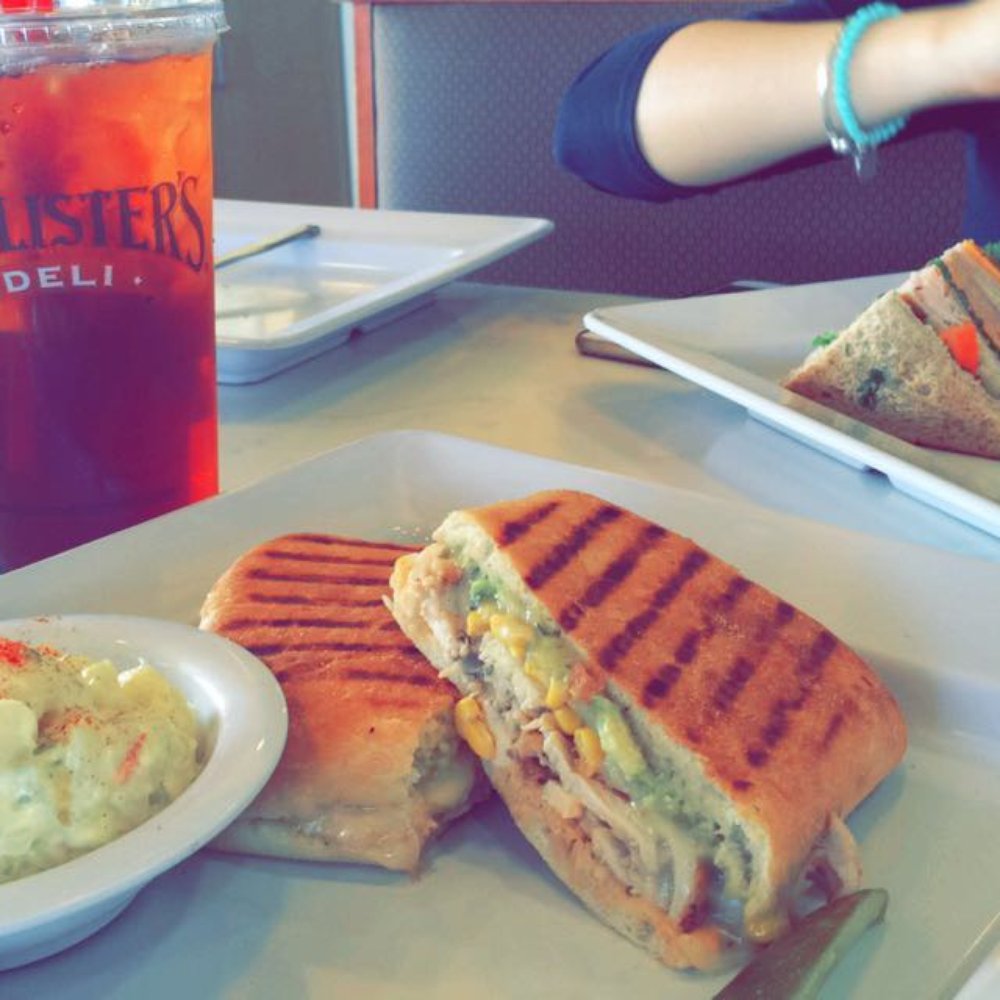 McAlister's Deli - Spicy southwest chicken griller with potato salad and sweet tea - Delis Near Me - Rosenberg, Texas