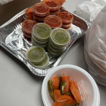California Burritos - Pico De Gallo and pickled veges - Mexican Near Me - San Diego, California