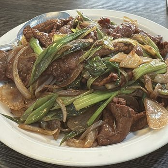 Ahgoo's Kitchen - Green onion fried beef - Chinese Near Me - Temple City, California Ahgoo's Kitchen - Green onion fried beef - Chinese Near Me - Temple City, California