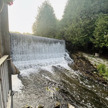 Millcroft Inn and Spa - Waterfall next to River Room - Hotels Near Me - Alton, Ontario