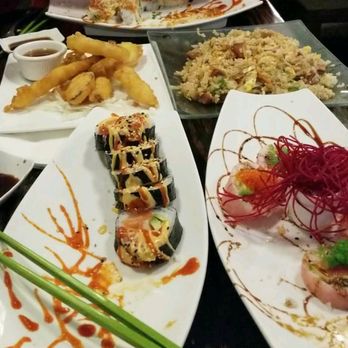 QQ Sushi & Kitchen - Las vegas roll, aloha, and spicy salmon. Also pork fried rice and tempura. - Sushi Bars Near Me - Spokane, Washington QQ Sushi & Kitchen - Las vegas roll, aloha, and spicy salmon. Also pork fried rice and tempura. - Sushi Bars Near Me - Spokane, Washington