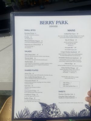 Menu photo 4 Berry Park Brooklyn, NY
