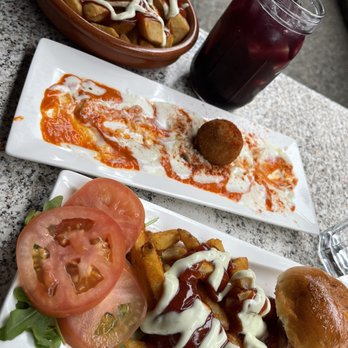 Pil Pil - Patatas bravas ; lamb sliders - Tapas Bars Near Me - New York, New York Pil Pil - Patatas bravas ; lamb sliders - Tapas Bars Near Me - New York, New York