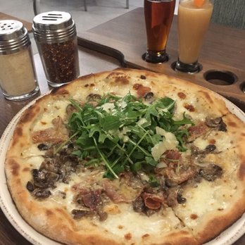 7 Mile Kitchen - Mushroom Pizza - New American Near Me - Carlsbad, California