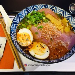 Miso Ramen - Roast beef ramen with spicy broth