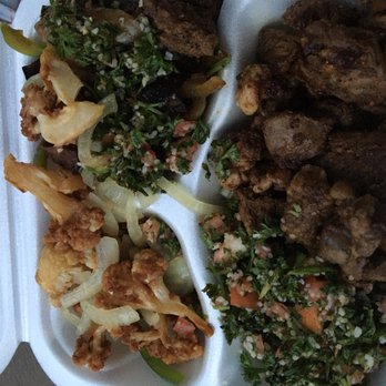 Pita Hut Grille - Lamb Sandwich w tabbouleh, eggplant salad, cauliflower salad - Mediterranean Near Me - Columbus, Ohio Pita Hut Grille - Lamb Sandwich w tabbouleh, eggplant salad, cauliflower salad - Mediterranean Near Me - Columbus, Ohio