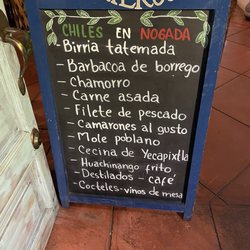 Las Nueve Esquinas - Menu specials