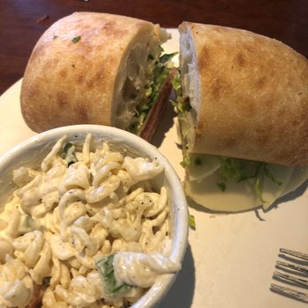 Red Rooster Cafe - Yo Adrian Sandwhich with pasta salad - Breakfast & Brunch Near Me - Beaufort, South Carolina Red Rooster Cafe - Yo Adrian Sandwhich with pasta salad - Breakfast & Brunch Near Me - Beaufort, South Carolina
