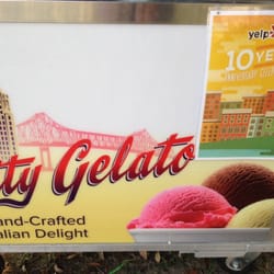 City Gelato - Http://bit.ly/1k2oZAc City Gelato #10yearsofyelp. $1 off medium or large gelato with "check-in offer"