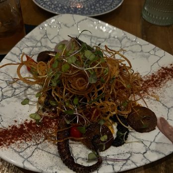 Broadway By Amar Santana - Grilled Charred Spanish Octopus - New American Near Me - Laguna Beach, California Broadway By Amar Santana - Grilled Charred Spanish Octopus - New American Near Me - Laguna Beach, California