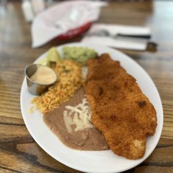 El Rincon del Palmar - Filete Empanizado Plate