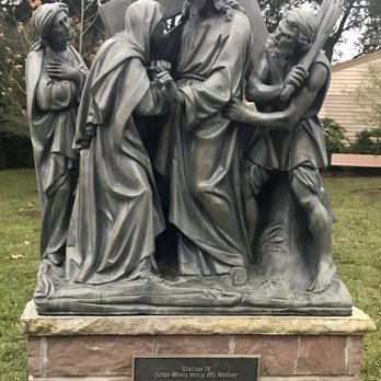 Espiritu Santo Catholic Church - Stations of the cross behind the Mary statue outside! - Churches Near Me - Safety Harbor, Florida Espiritu Santo Catholic Church - Stations of the cross behind the Mary statue outside! - Churches Near Me - Safety Harbor, Florida