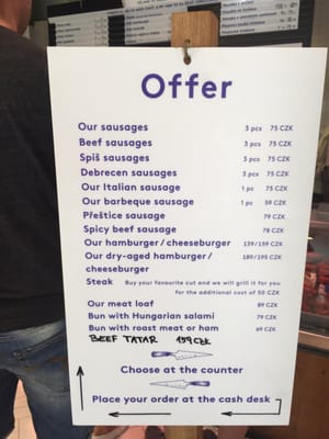 Menu photo 8 Naše maso Prague, PR