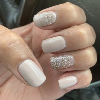 Gulfgate Nails Spa - Shellac mani by Rose in Pearl Pink color - Day Spas Near Me - Houston, Texas Gulfgate Nails Spa - Shellac mani by Rose in Pearl Pink color - Day Spas Near Me - Houston, Texas