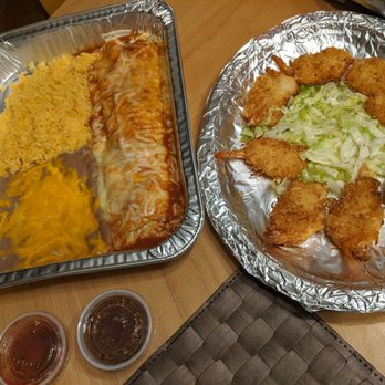 Pasion Tequila - Enchilada Lorena & Coconut Shrimp Appetizer - Mexican Near Me - Bothell, Washington Pasion Tequila - Enchilada Lorena & Coconut Shrimp Appetizer - Mexican Near Me - Bothell, Washington