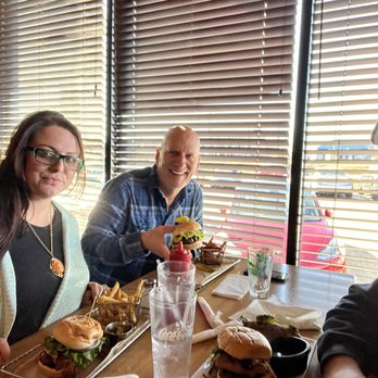 Hops Burger Bar - The Hops Classic Burger The Spicy Goat Burger Mad Haddock - Burgers Near Me - Greensboro, North Carolina