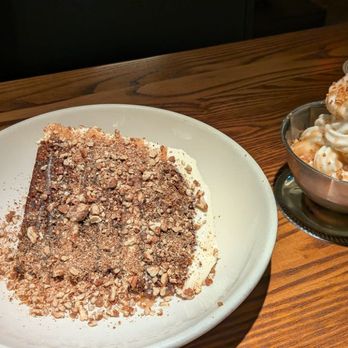 Relish - Carrot Cake and Vanilla Bean Goat Cheese Soft Served Ice Cream - Breakfast & Brunch Near Me - Houston, Texas Relish - Carrot Cake and Vanilla Bean Goat Cheese Soft Served Ice Cream - Breakfast & Brunch Near Me - Houston, Texas