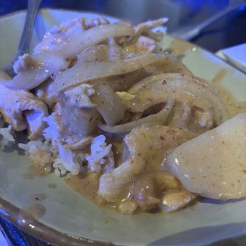 Thai Thai House - Half a serving of Massaman curry with chicken. - Thai Near Me - West Melbourne, Florida Thai Thai House - Half a serving of Massaman curry with chicken. - Thai Near Me - West Melbourne, Florida