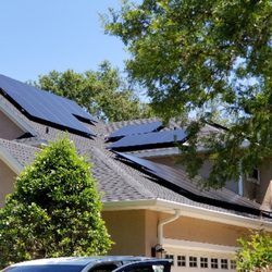 Luma Dynamics - Beautiful Home With A Photovoltaic Solar Panel System Install