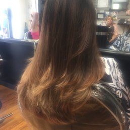 Ombré hair color